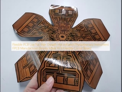 Utilização de PCB flexível para crescimento do cabelo chapéu Instrumento de fisioterapia infravermelho FPCB Fabricante máscara de beleza PCB placa de circuito flexível