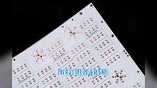 PCB LED flexível para tiras brilhantes OSP