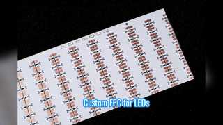 Placa de circuito FPC personalizada para LEDs