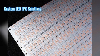 Faixa LED de desempenho estável 40R 24V 2835 | Placa FPCB LED dupla face 120D de 8 mm