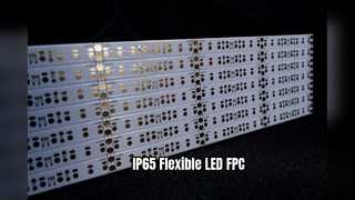 Solução de iluminação flexível IP65 LED FPC 12W