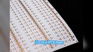 Fita LED Flexível PCB 12V Filme Branco FPCB