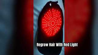 Capacete de crescimento de cabelo com LED vermelho para cabelos mais grossos e cheios