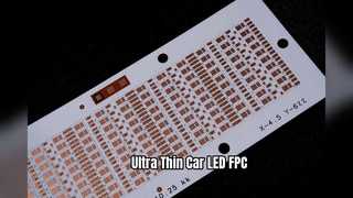 Faixa LED FPC ultrafina para carros