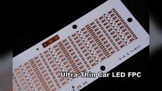 Faixa LED FPC ultrafina para carros