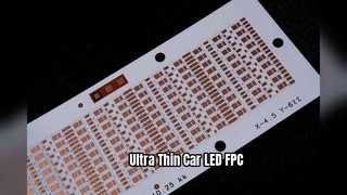 Faixa LED FPC ultrafina para carros