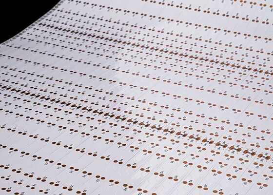 comprar 24 V quadros de circuito flexíveis de película branca de dois lados FPCB para iluminação de tira LED online manufacture