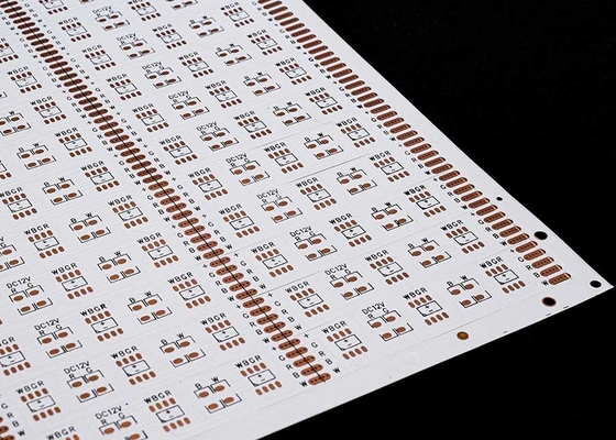 5050 Quadro de circuito flexível de LED de banda dupla de dois lados, de caracteres pretos, OSP 24V