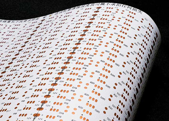 Placa de Circuito Flexível de LED Dupla Face 12V com Antioxidante OSP para Aplicações de LED