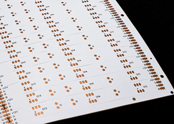 Tabela de circuito de LED flexível de duas faces de 12 V com antioxidante OSP para iluminação LED