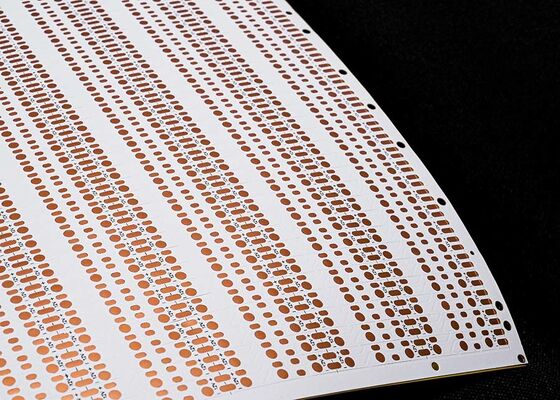 Placas de circuito impresso flexíveis personalizadas para LED 2835 com 60 batidas de luz FPCB dupla face
