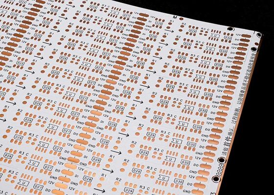 Tabela de circuito flexível de fita LED de filme branco de dois lados FPCB 5050 para aplicações avançadas de iluminação