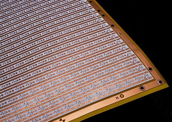 Tabela de circuito de tira LED flexível de 12 V de camada dupla com antioxidante OSP para aplicações FPCB de alta qualidade