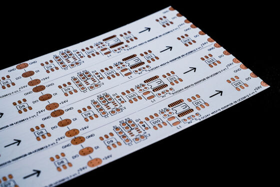 PCB flexível de dupla camada para tiras de LED com revestimento de película de dois lados e antioxidante OSP