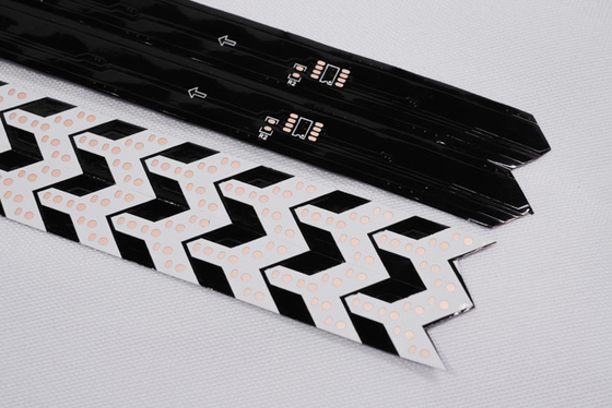 Luz de emergência 2835 ou FPC para sinais de seta de entrada-saída Fabricante de FPC Placa de circuito de camada dupla PCB flexível para tira de LED