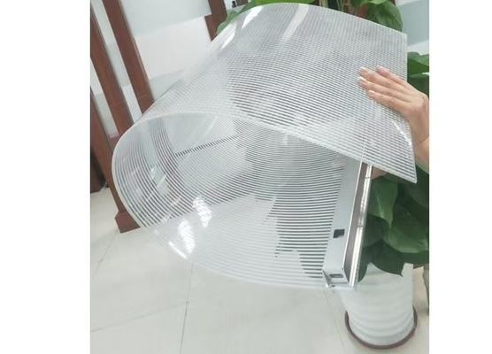 Tela de exibição LED transparente flexível personalizável, brilho de 1600+ Nits, soluções de publicidade externa à prova d'água IP65 por atacado, display de alta definição p3-p5. Faça você mesmo