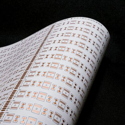 Luz de banda de PCB e LED flexível com design de circuito eletrônico personalizado, 5050-RGB 30 leds e nível de proteção contra incêndio V0