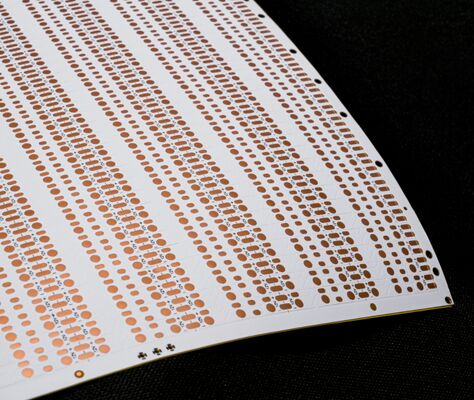 Tira LED 5MM SMD2835 Placa de tira LED | PCB flexível galvanizado 120LEDs/M